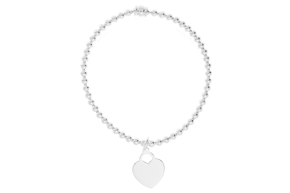 Heart bracelet silver 925