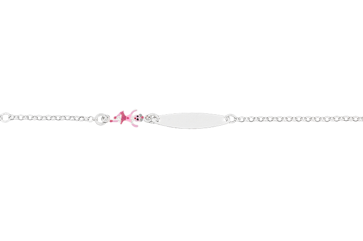 Silver 925 enamel dancer bracelet