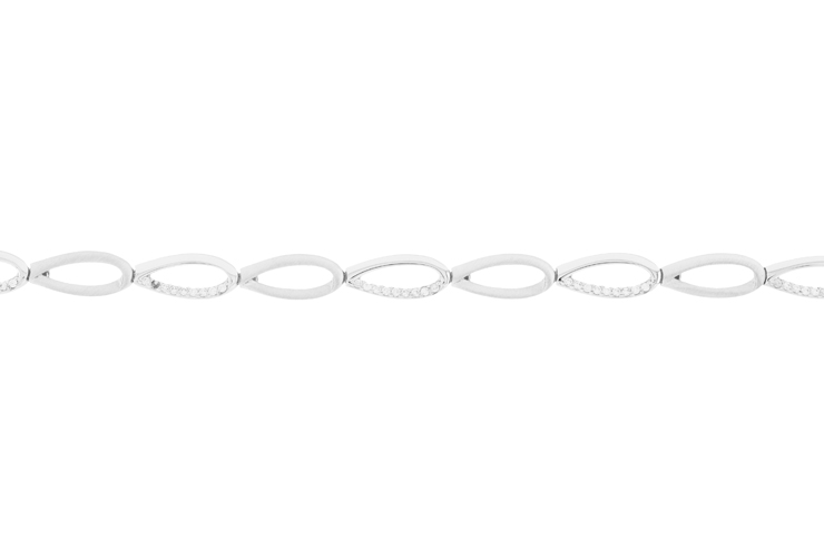 Pulsera plata 925 cz