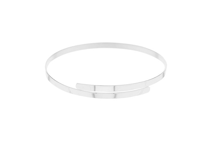 Brazalete plata 925 abierto