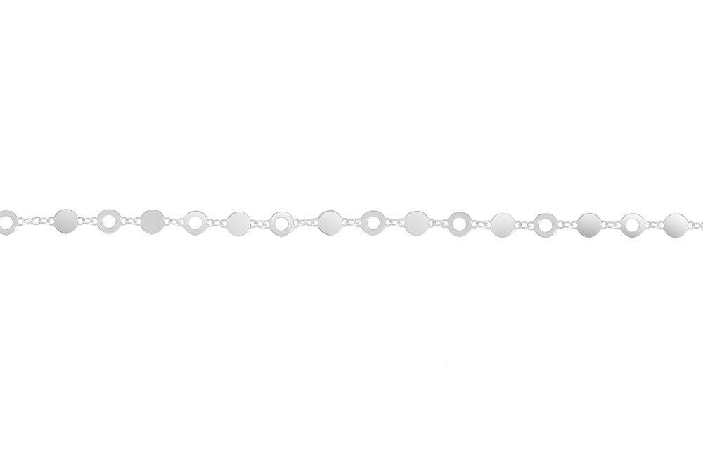 Pulsera plata 925 circulos