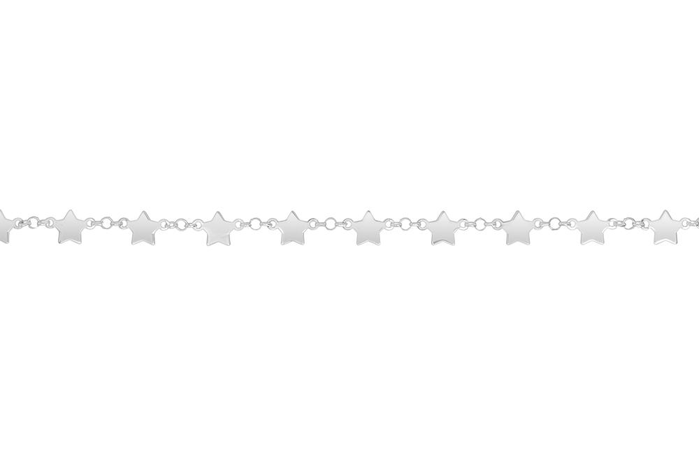 Pulsera plata 925 estrellas
