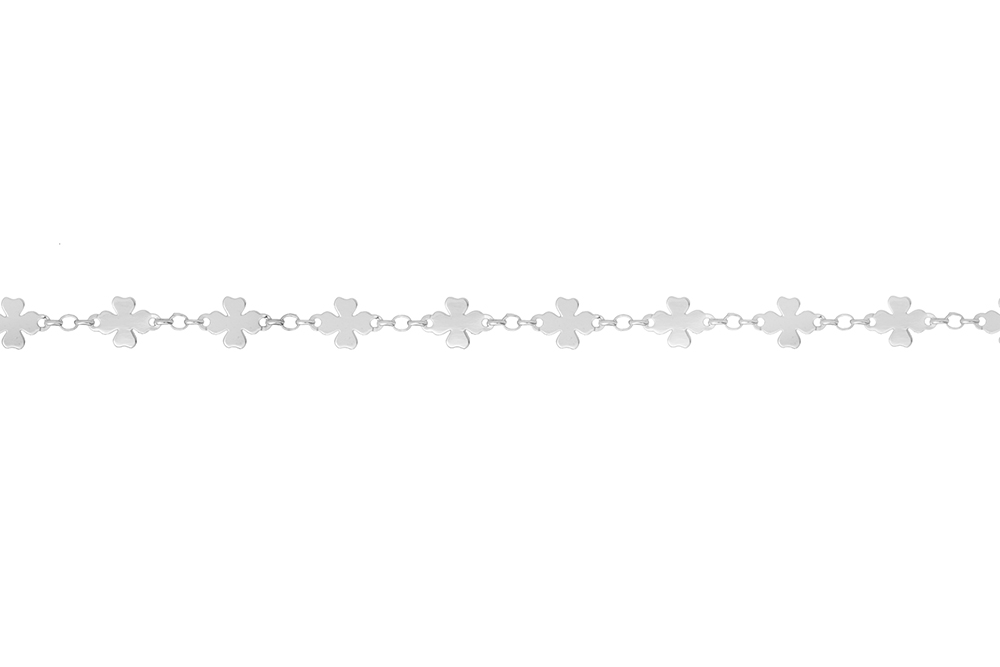 Pulsera plata 925 trebol