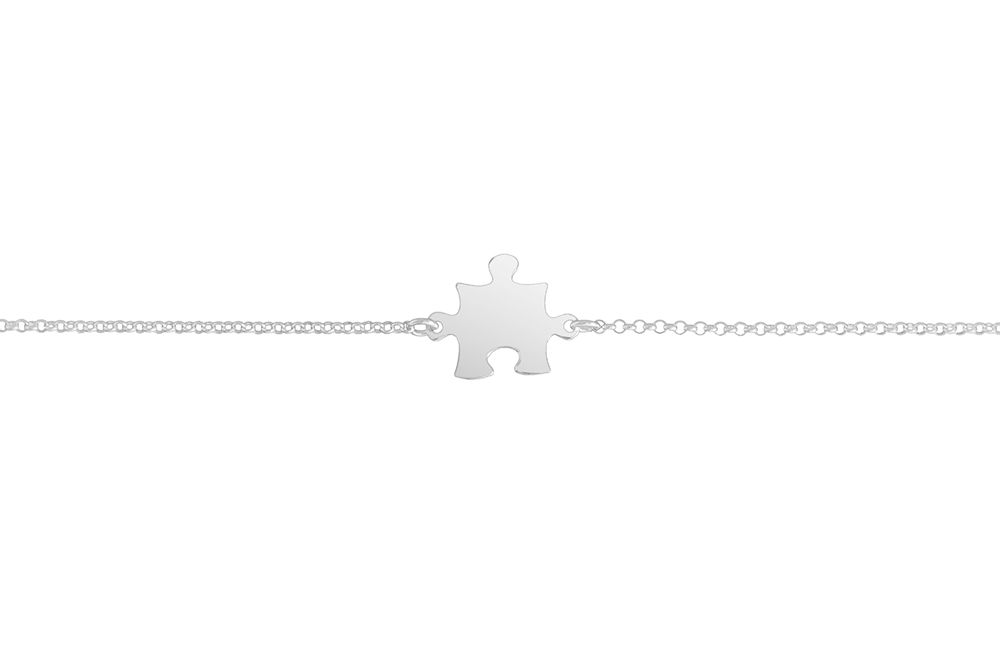 Pulsera plata 925 puzzle