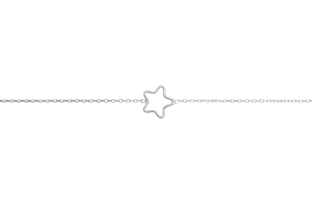 Pulsera plata 925 estrella