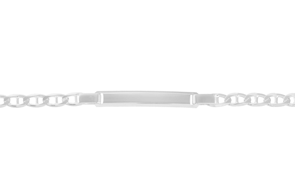 Silver 925 id bracelet 17cm sterling silver