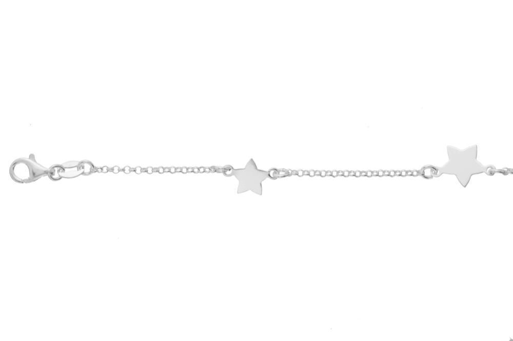 Pulsera plata 925 estrella