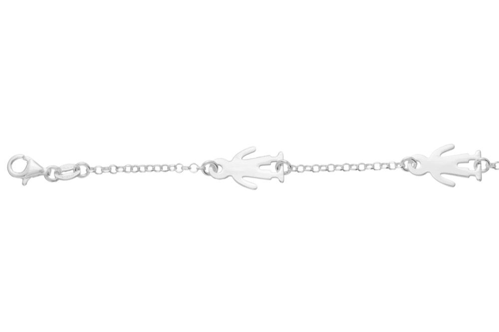 Silver 925 bracelet 16+5cm sterling silver