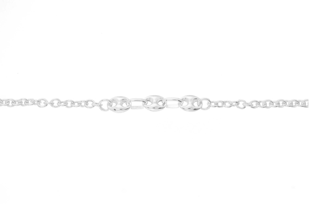 [1299701800PL] Pulsera plata 925 calabrotes