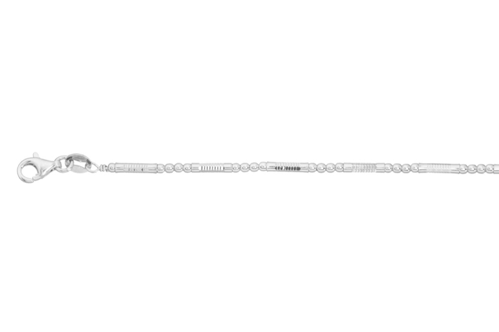 Silver 925 bracelet 18cm rhodium