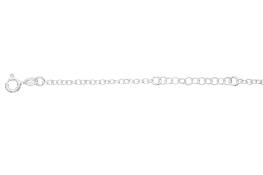 Anklets silver 925 21cm + 5cm