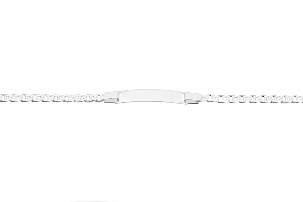 Pulsera plata 925 no me olvides infantil ancla