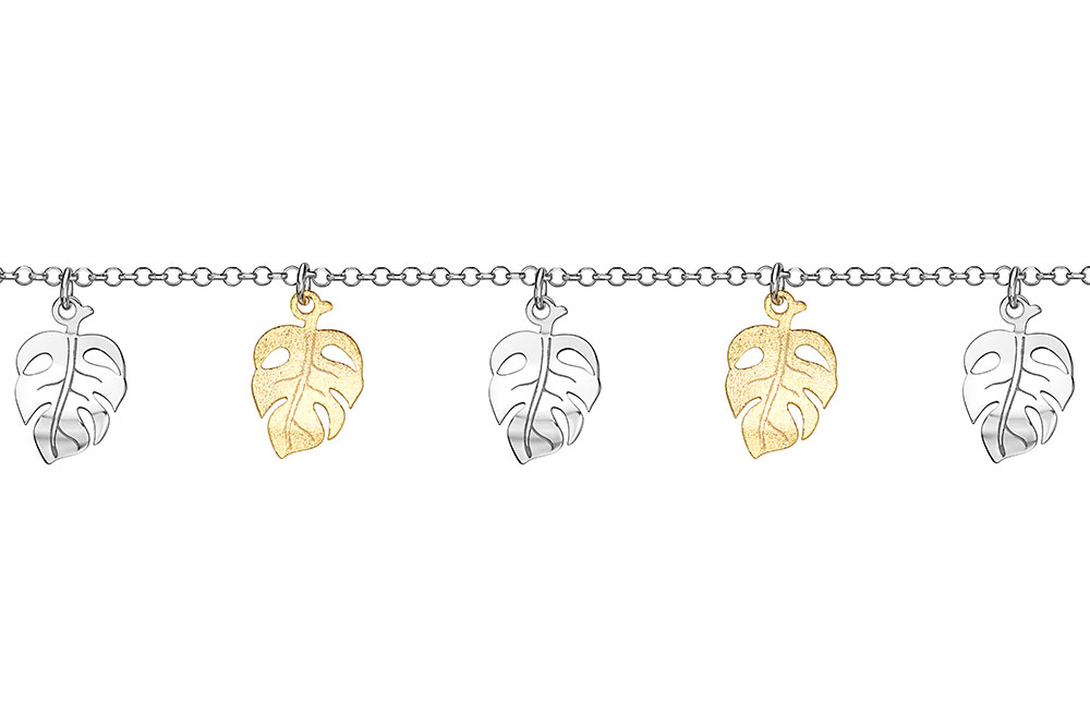 [13968P16RODO] Silver 925 bracelet 16+5cm rhodium