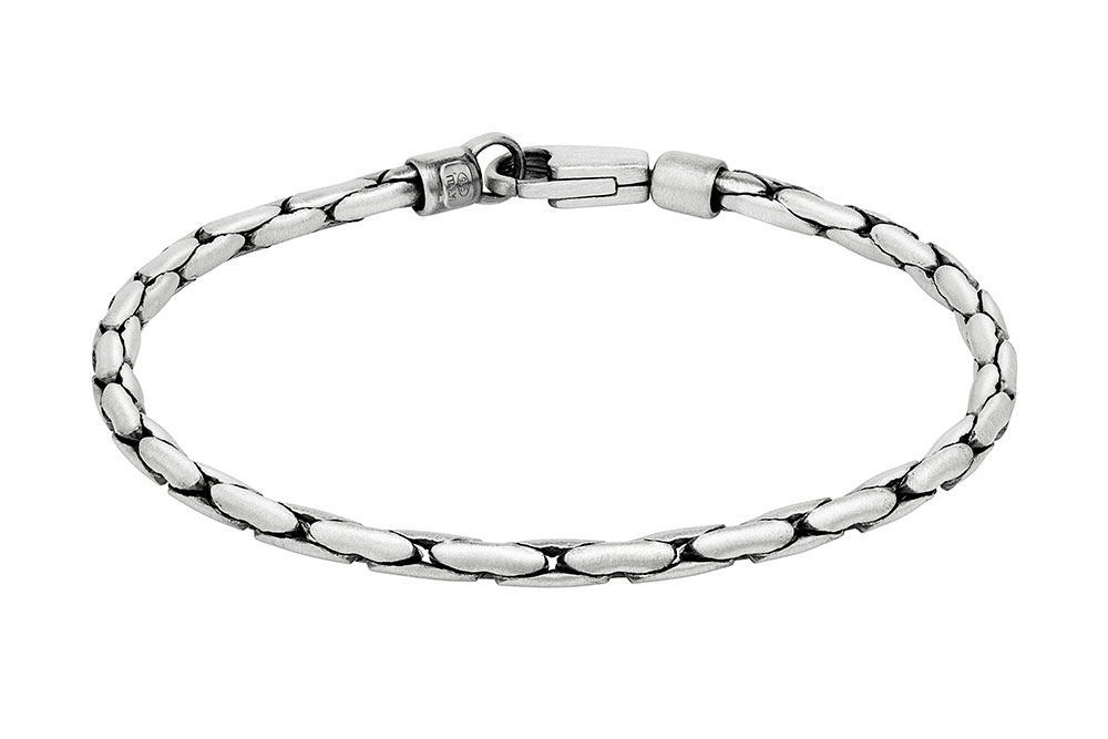 Silver 925 boston chain bracelet
