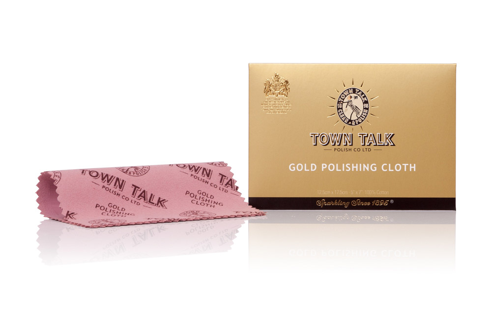 Gold polishing cloths 12.5cmx17.5cm