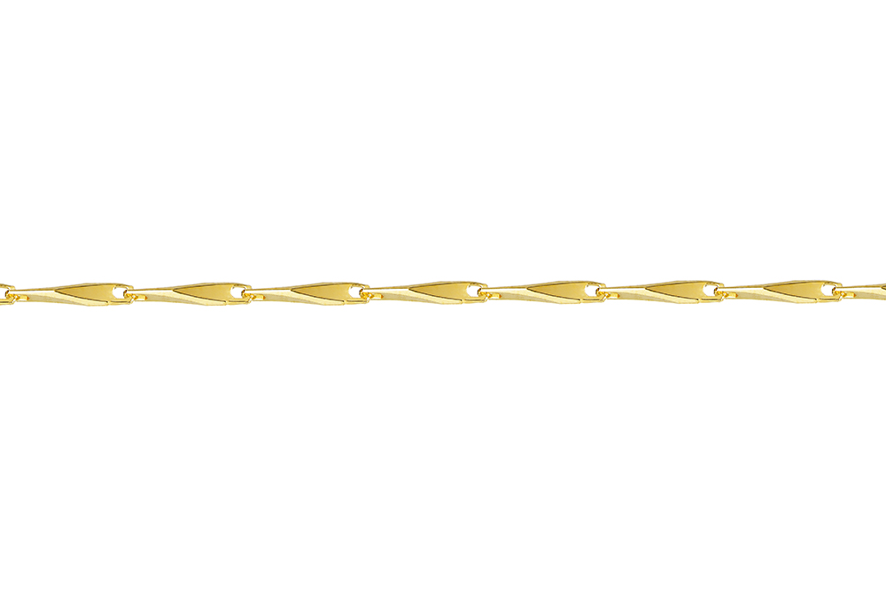 Sterlign silver facetated chain bracelet