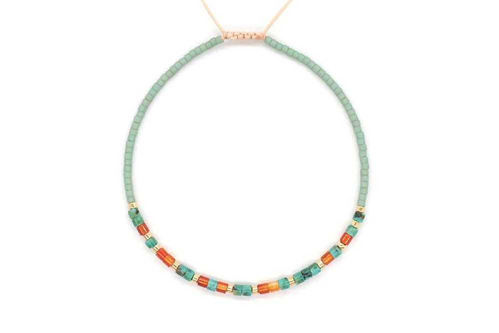 [17282BRMXDO] Mijuki & semiprecious stones mijuki bracelet