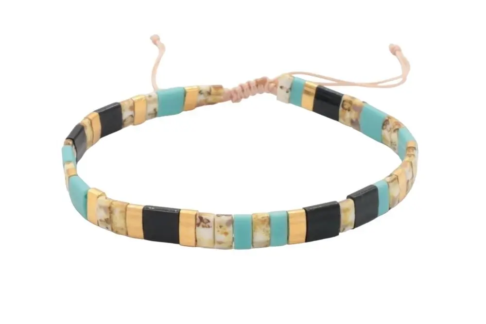 Pulsera mijuki cierre ajustable macramé