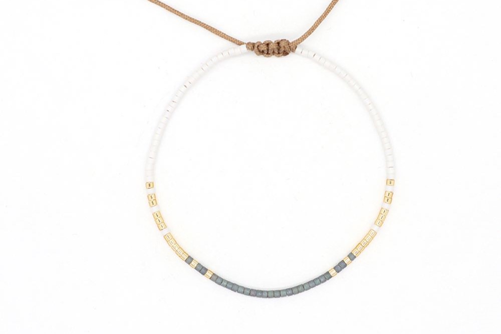Pulsera mijuki mix de colores con cierre ajustable macramé