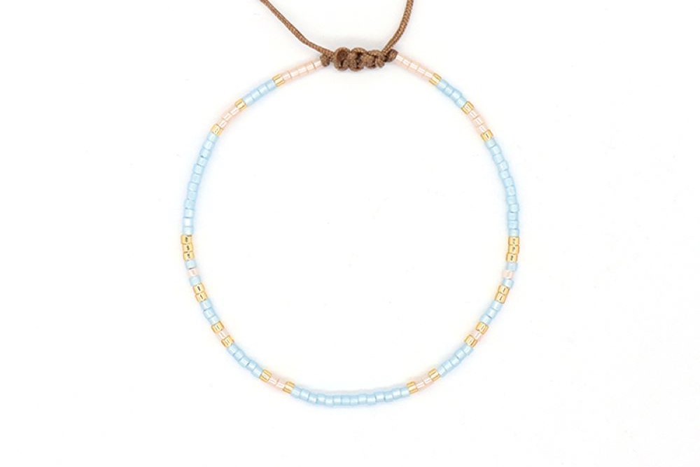 [17295BKMXDO] Pulsera mijuki mix de colores cierre ajustable macramé