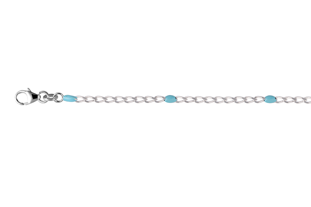 [18177B16E3ETUPL] Sterling silver enamel bracelet