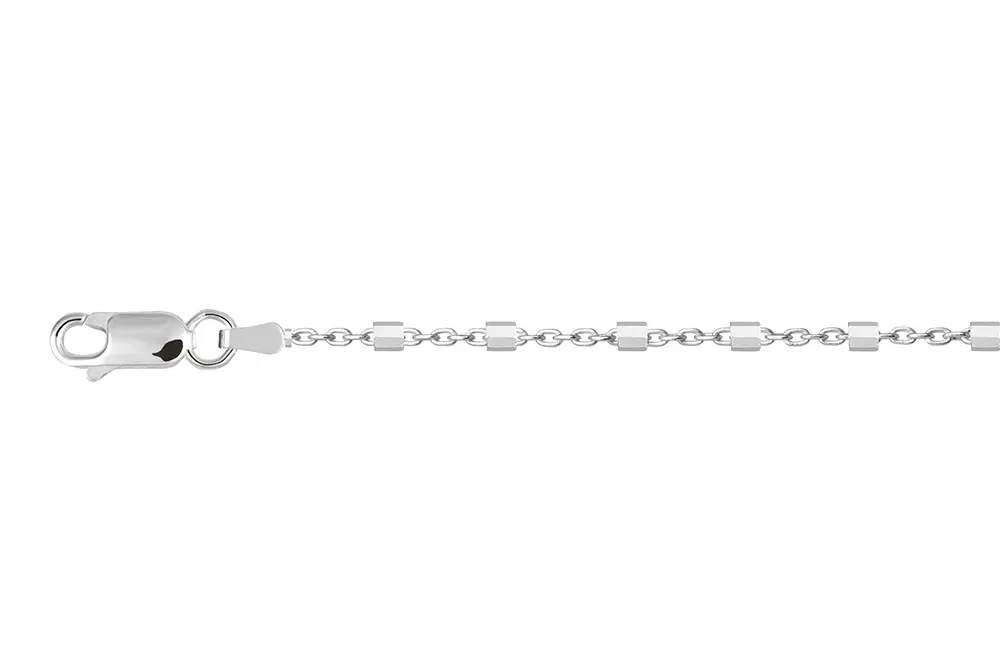 Tobillera plata 925 coreana malla plana