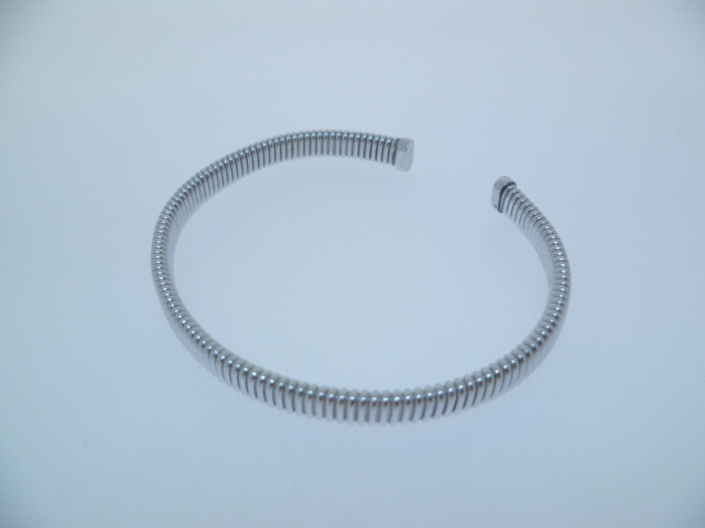 Brazalete plata lisa baños