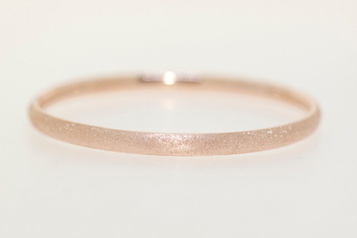 Pulsera esclava plata diamantada especial