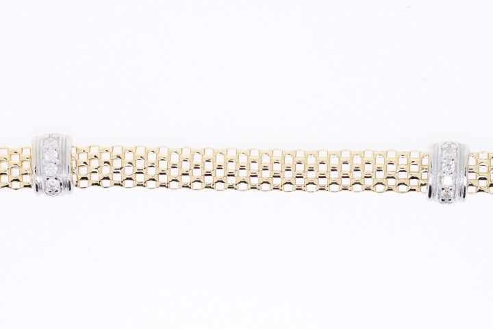 Pulsera plata 925 con zirconita