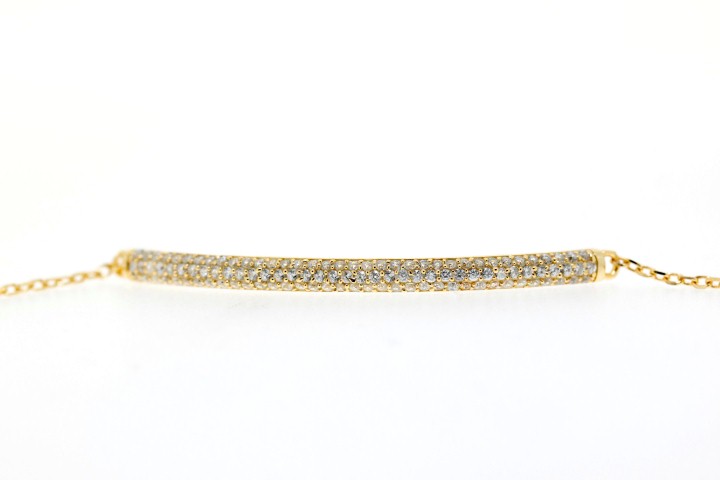 Pulsera plata 925 cz microsetting