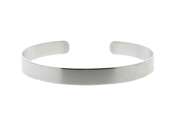 Pulsera plata lisa 925