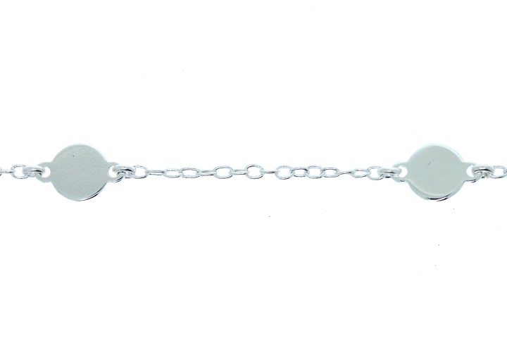 Pulsera plata 925 circulos
