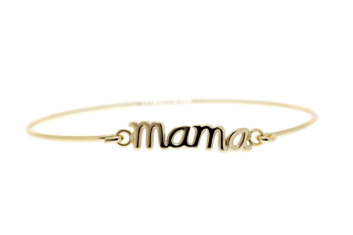 Brazalete plata 925 rigido mama