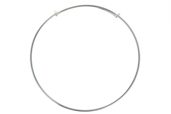 Brazalete plata 925 rigido