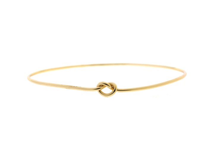 Pulsera brazalete plata 925 nudo