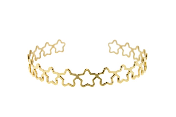 Silver 925 star bangle