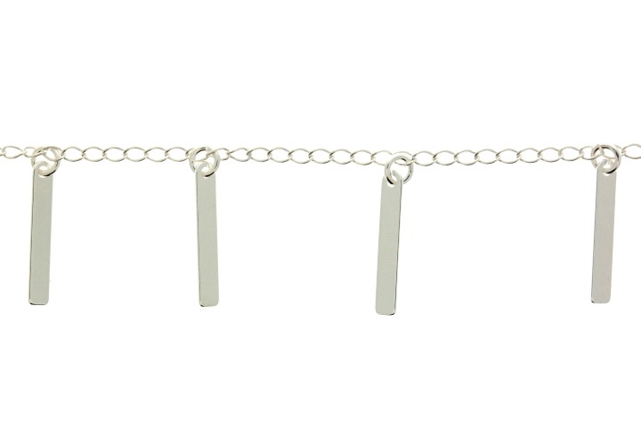 Pulsera plata 925 barras