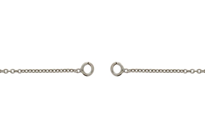 Pulsera plata 925 forzada 030 dos anillas abiertas