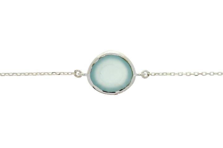 Silver 925 semi precious stone bracelet