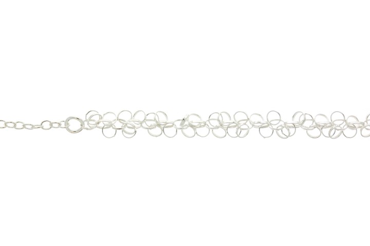 Silver 925 circles bracelet