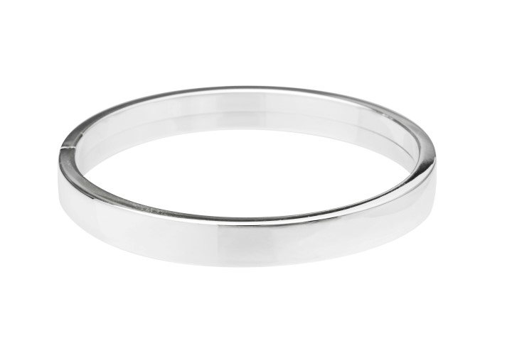 Brazalete esclava plata 925 ovalada 8mm
