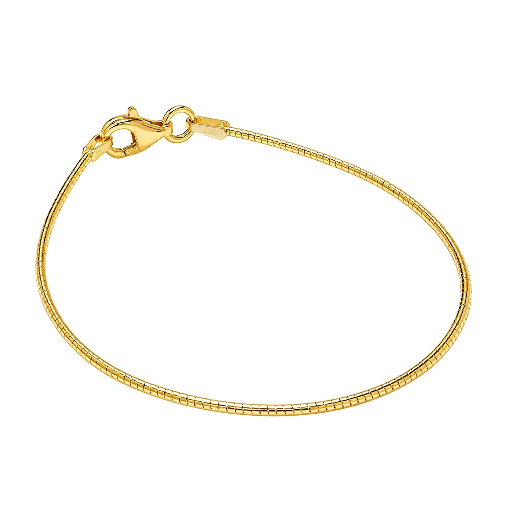 [0917501600DO] Silver 925 bracelet 16cm rhodium (Gold plated)