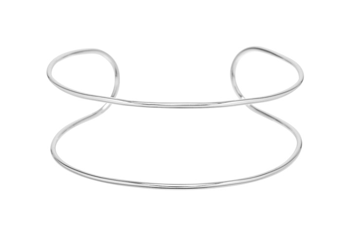 Brazalete plata 925 rigido