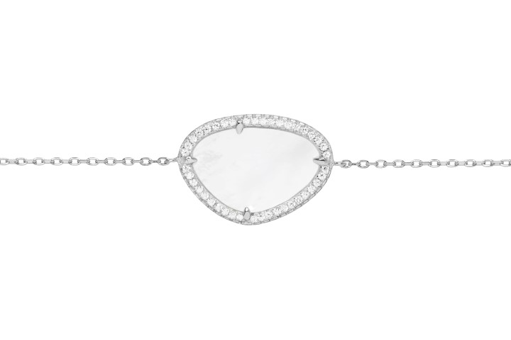 Pulsera plata 925 cz nacar