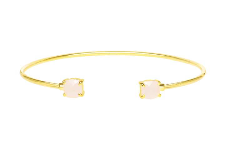 Silver 925 semi precious stone bangle
