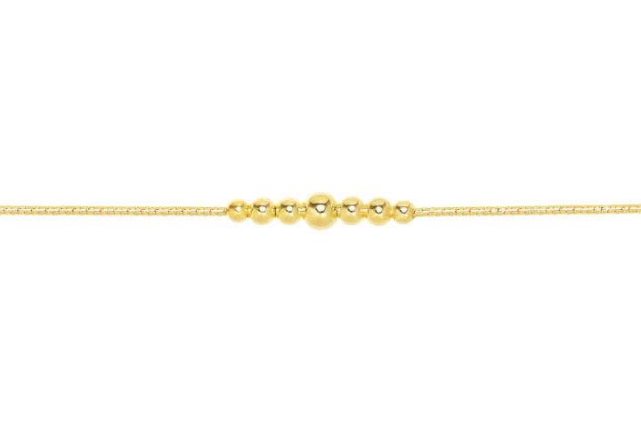 Pulsera plata 925 bolitas