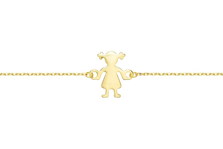 Silver 925 girl bracelet 16+5cm sterling silver