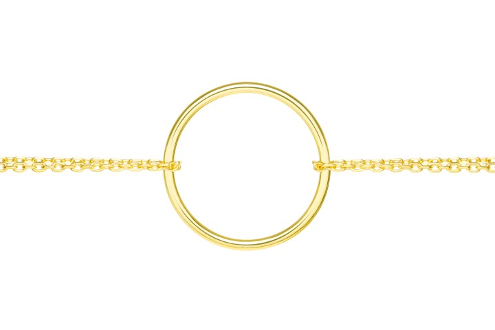Silver 925 circle bracelet