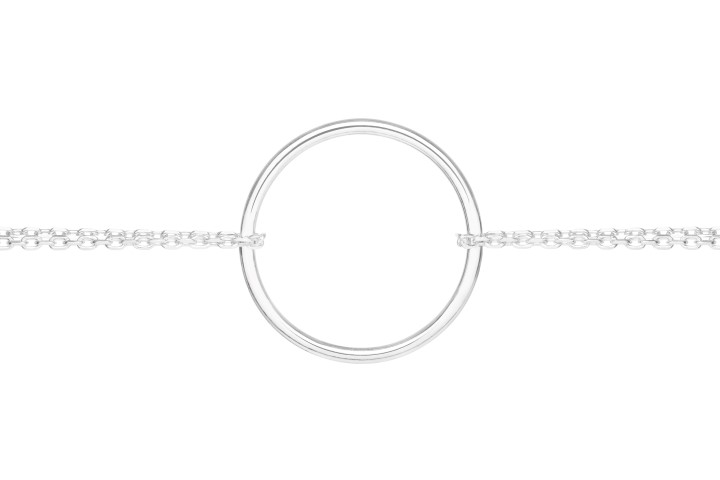 Silver 925 circle bracelet