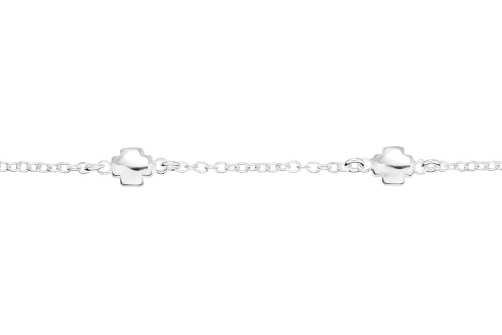 Pulsera plata 925 cruces